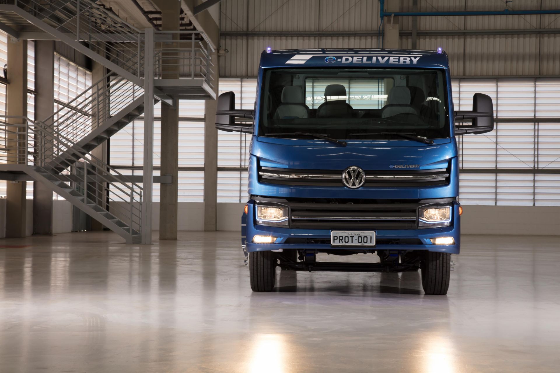 Volkswagen Caminhões e Ônibus bringt in Kürze mit dem brasilianischen e-Delivery einen besonders flexiblen Elektro-Citytransporter auf den Markt.