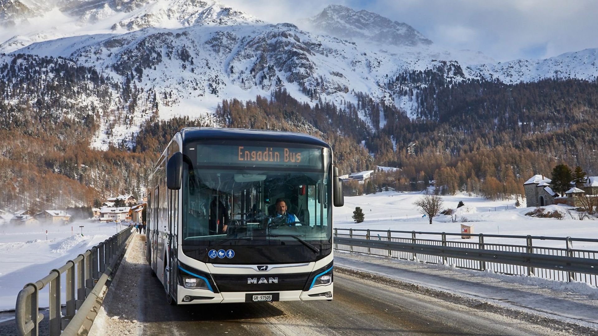 MAN eBuses are already in use in several ski resorts, where they are reducing CO2 emissions.