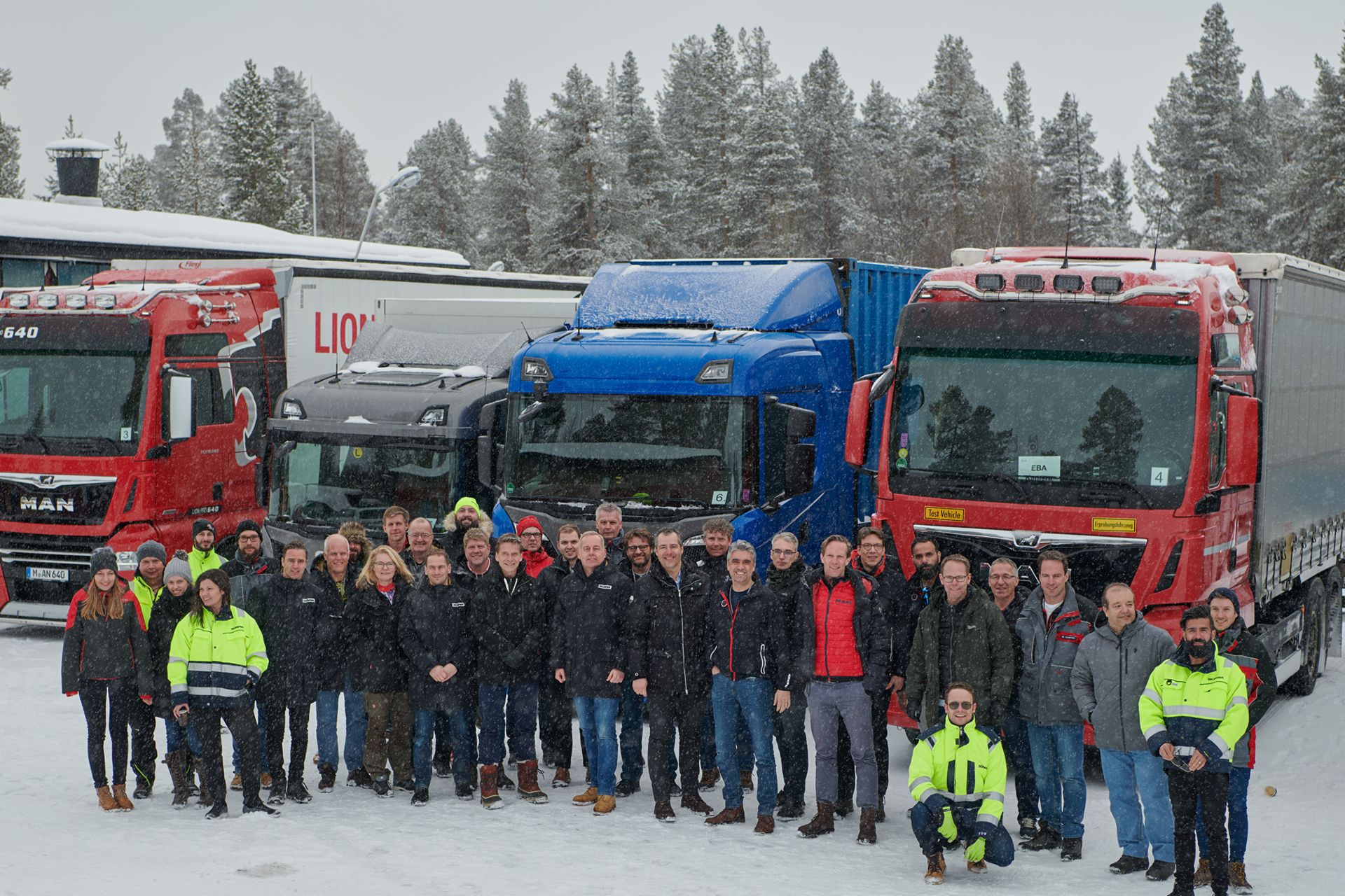 Unter härtesten Bedingungen testen die TRATON Ingenieure unsere Fahrzeuge.
                 