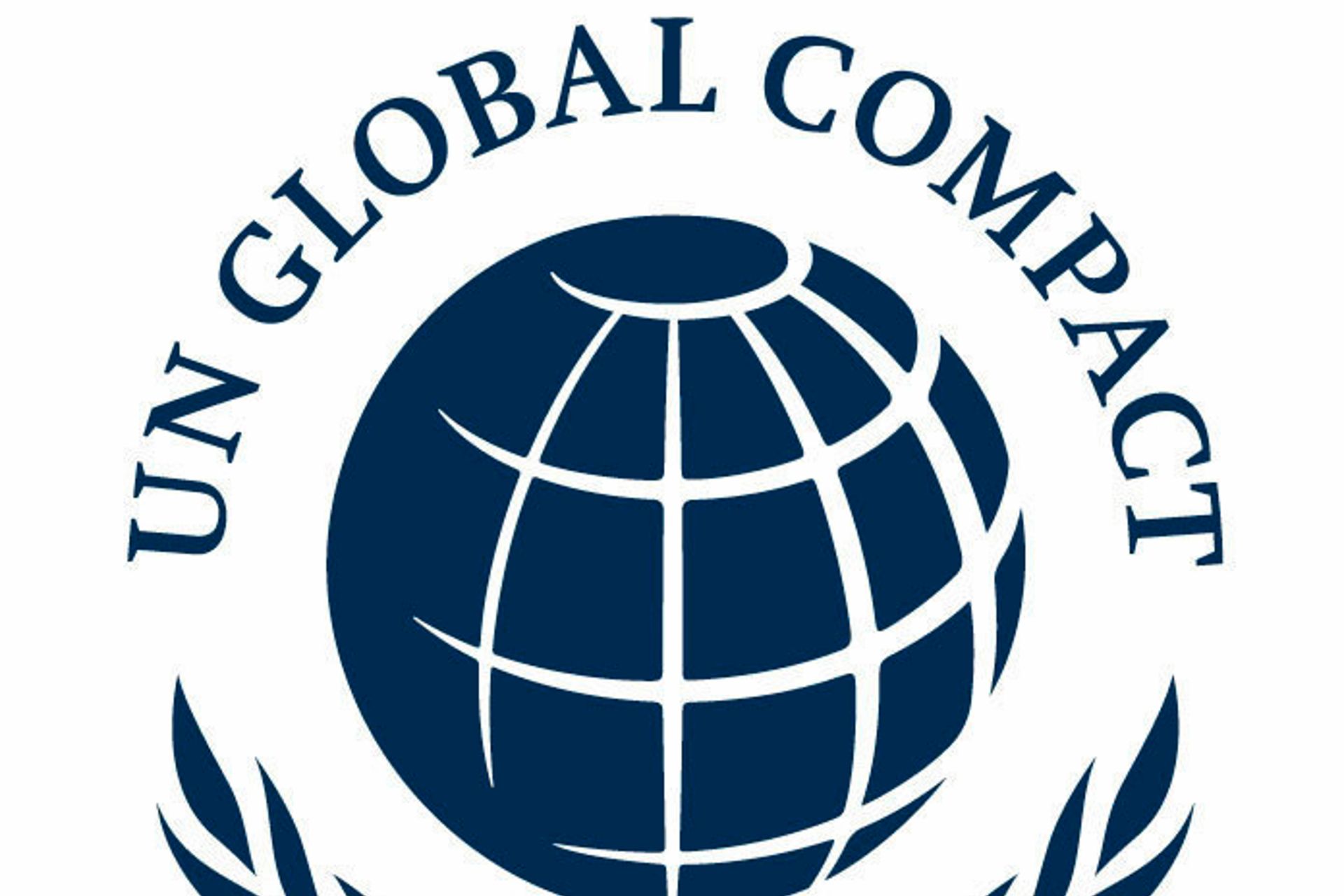 UN Global Compact Logo in Farbe
                 