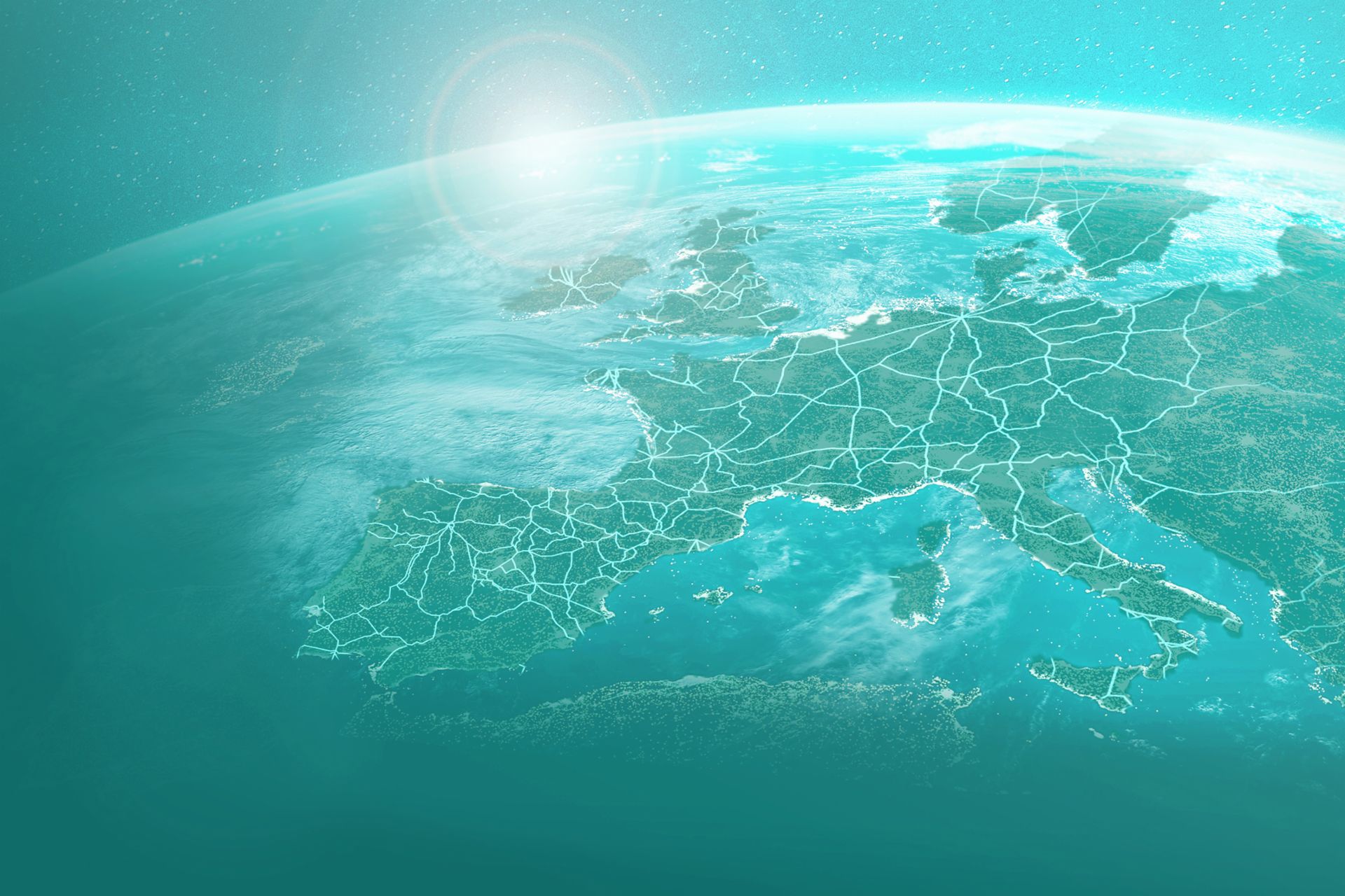 Bild mit einer Weltkugel 
                 