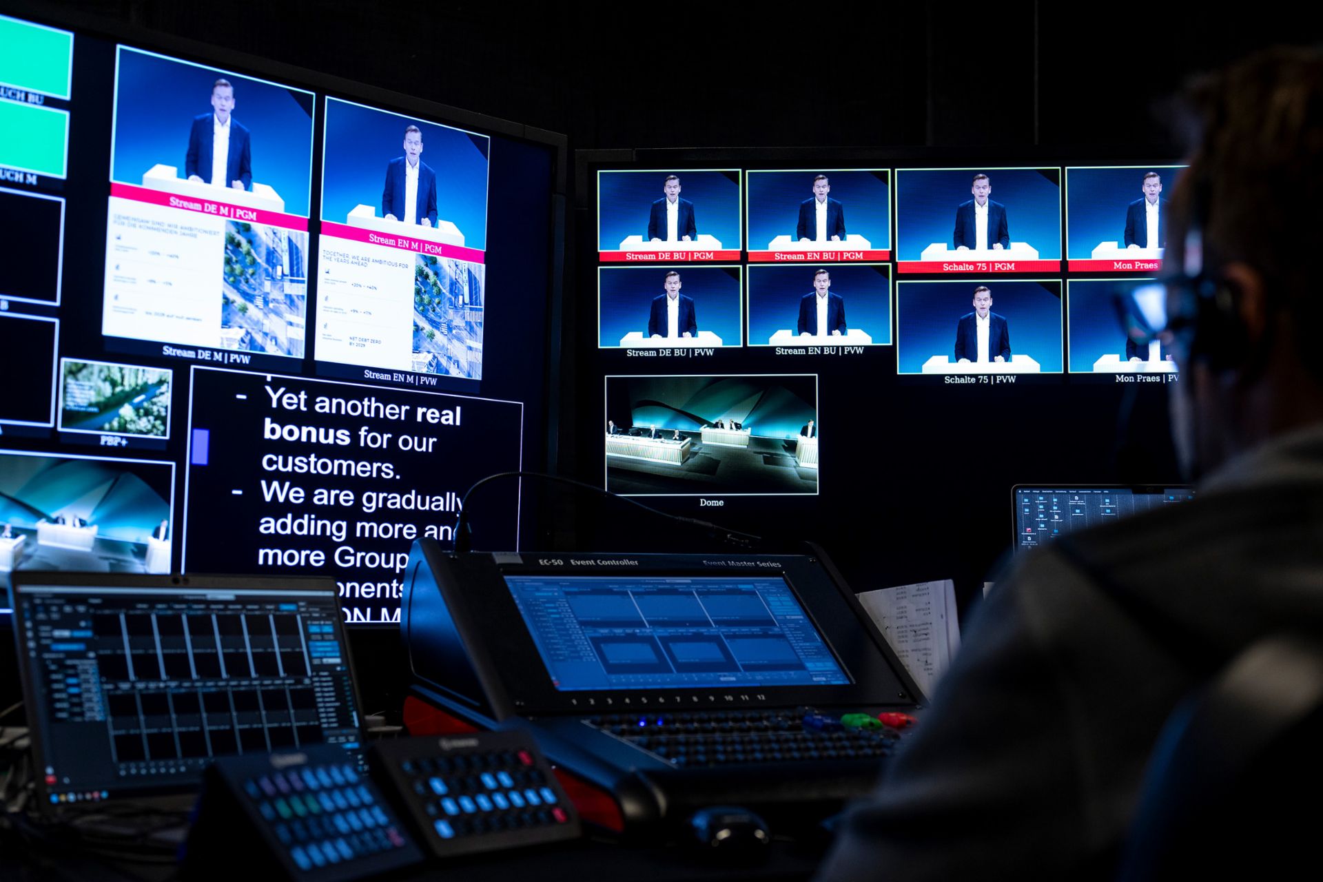 Hinter den Kulissen: TRATON Hauptversammlung 2025 in München: Die Hauptversammlung der TRATON SE wurde als virtuelle Hauptversammlung abgehalten.
                 