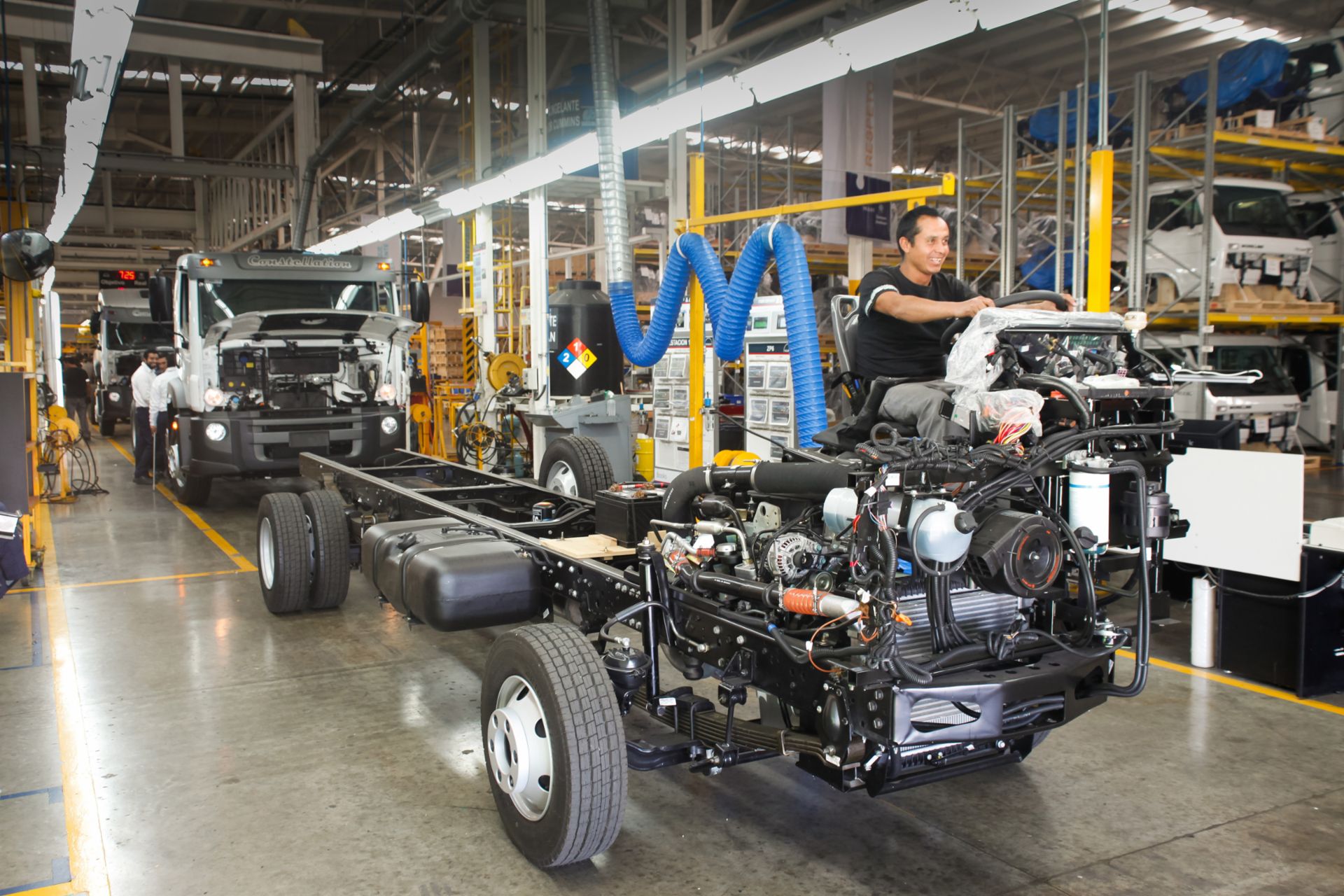 Volkswagen Caminhões e Ônibus hat eine Fabrik in Querétaro, Mexiko. Die Marke produziert dort seit fast 15 Jahren Fahrzeuge.
                 