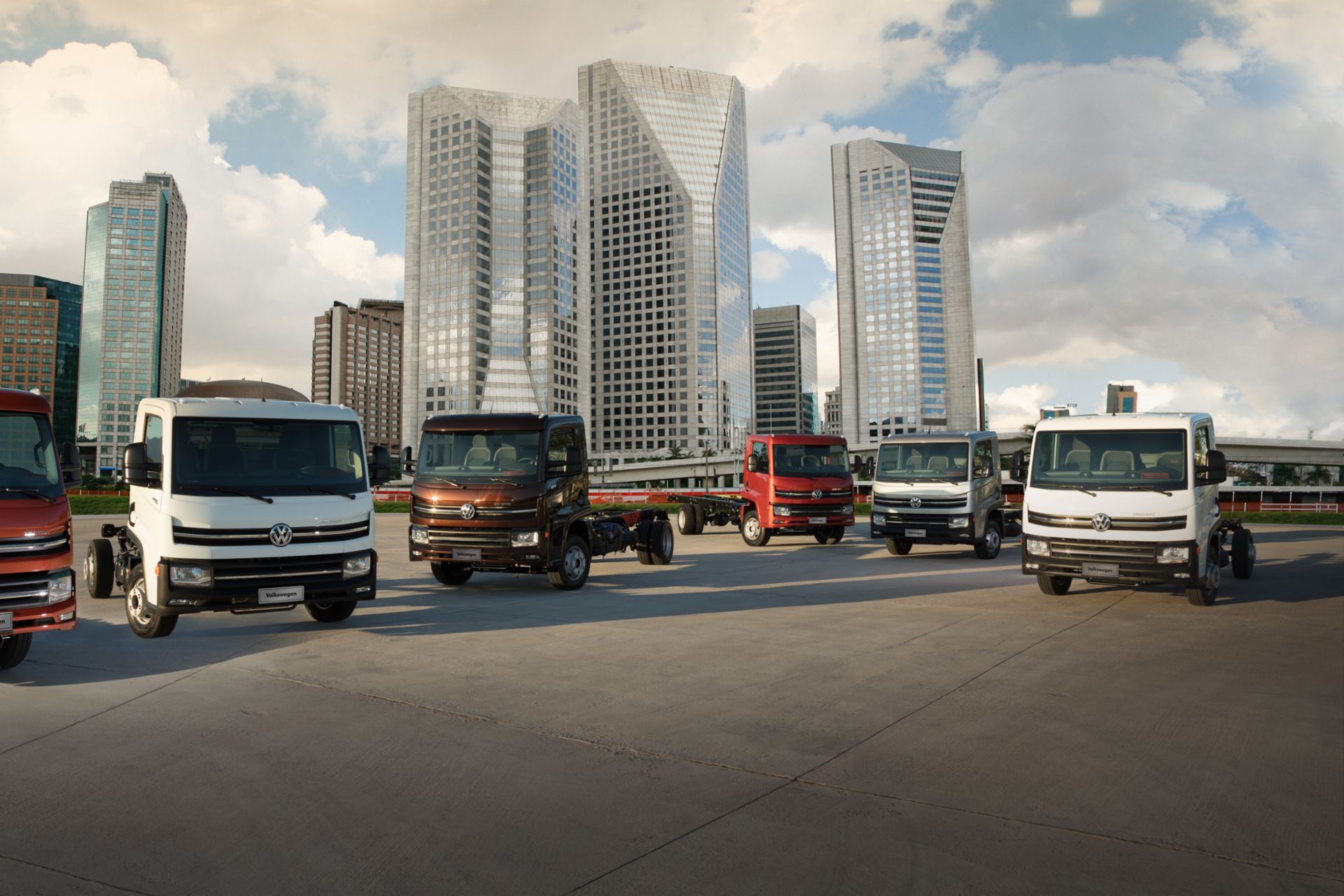 The new Delivery family is the latest great launch of Volkswagen Caminhões e Ônibus and already a success in more than 10 markets.
                 