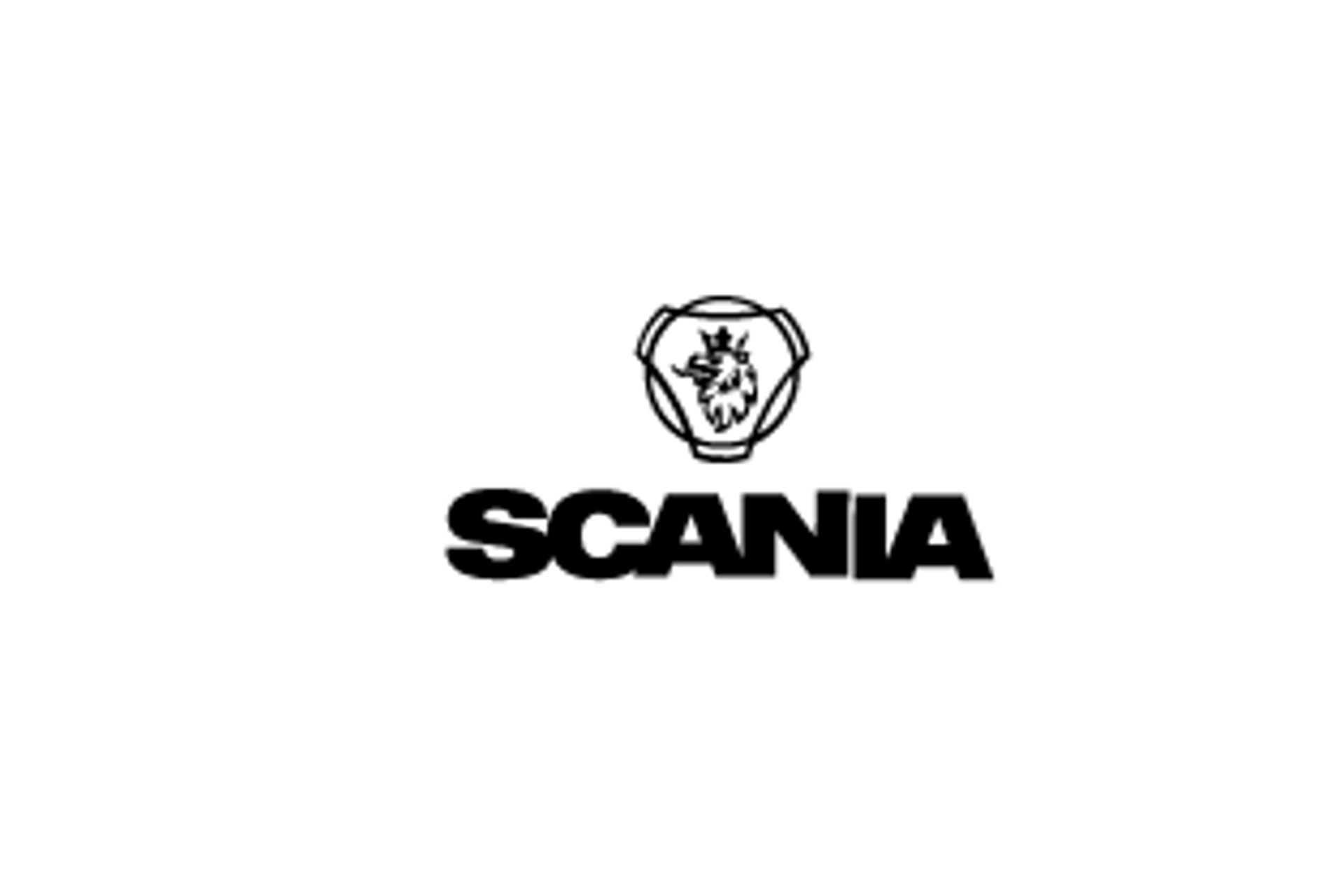 Scania Logo schwarz