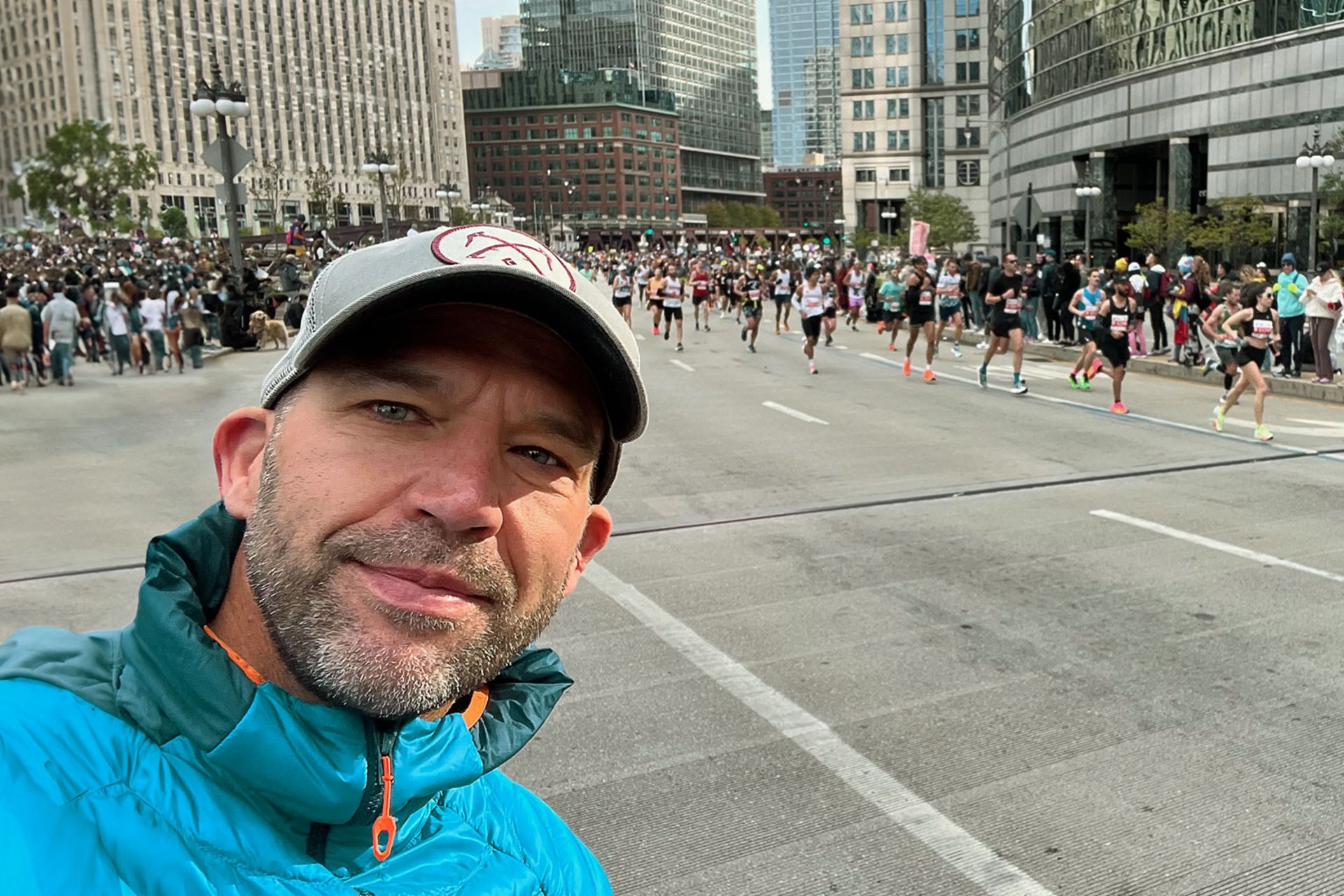 Stefan Sahlmann beim Chicago Marathon